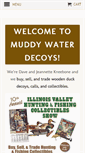 Mobile Screenshot of muddywaterdecoys.com